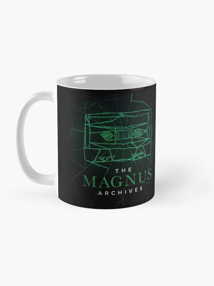 Alternate view of The Magnus Archives Logo (Season 5) (Square Block Logo) Mug