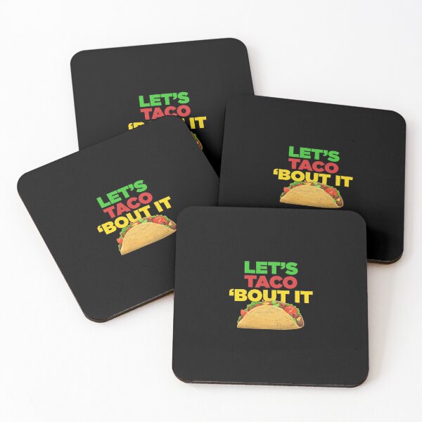 Item preview, Let's Taco 'Bout It Love Tacos Funny designed and sold by artworkbyrihen.