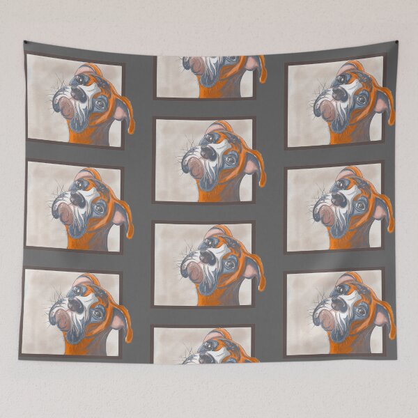 Item preview, Boxer Dog, sweet eyes drawing designed and sold by DebbieJoyArt.