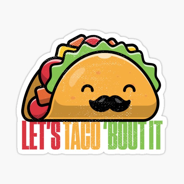 Item preview, Let's Taco 'Bout It Love Tacos Funny designed and sold by artworkbyrihen.