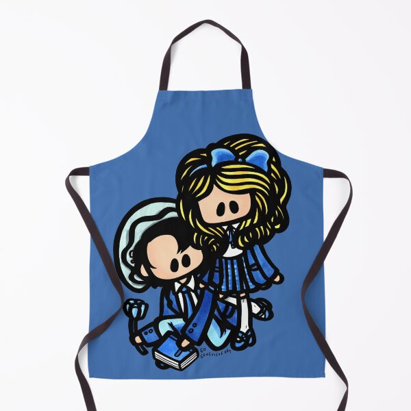 Item preview, Blonde Girl and Raven Boy Prep School designed and sold by gogenevieve.