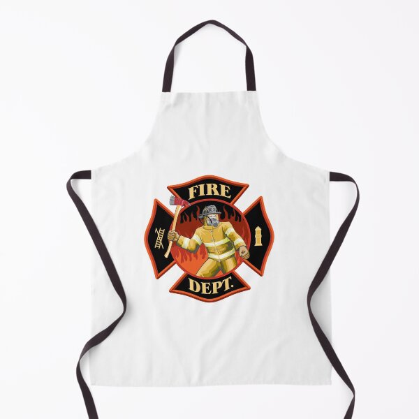 Item preview, Fire Department Firefighter Maltese Cross with Fireman in Fire  Full Color Design designed and sold by cartattz.
