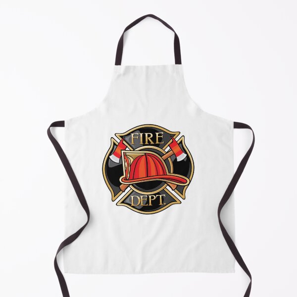Item preview, Fire Department Firefighter Maltese Cross with Fireman Helmet and Axes Full Color Design designed and sold by cartattz.
