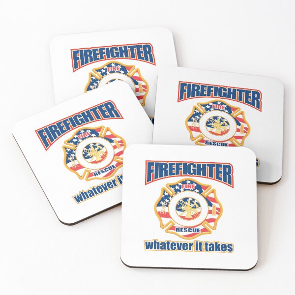 Item preview, Firefighter Whatever It Takes Fire Department Maltese Cross American Flag Design  designed and sold by cartattz.