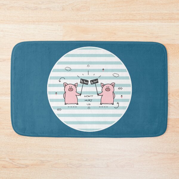 Item preview, Be Kind Don't Hurt Us Pigs | Vegetarian | Vegan | Animal Lovers designed and sold by Mohammad Razzaghnoori.