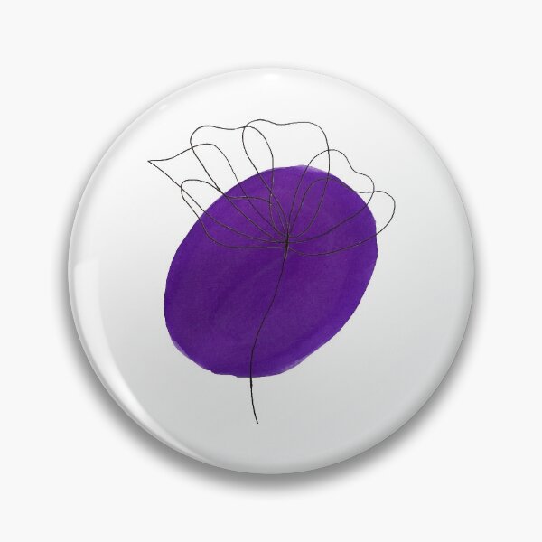 Item preview, Watercolour Purple Flower 1 designed and sold by KyjdArts.