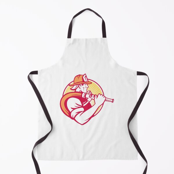 Item preview, Fire Department Firefighter with Hose Full Color Design designed and sold by cartattz.