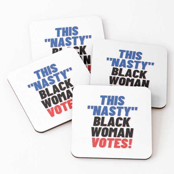 Item preview, This nasty black woman votes - US Presidential Elections 2020 gift politics Blue and red  designed and sold by conceptDVS.