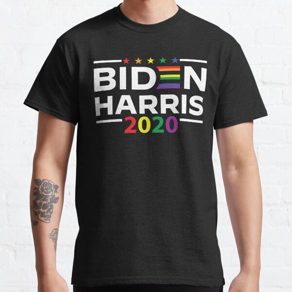 Biden Harris 2020 LGBT Rainbow Flag LGBT Pride Classic T-Shirt