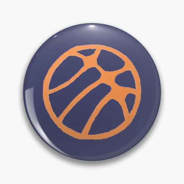 Artikelvorschau, Basketball Ball Muster Orange und Dunkelviolett entworfen und verkauft von OneLook.