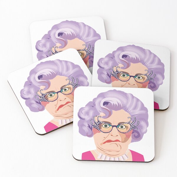 Item preview, Dame Edna, Enda Everage, Barry Humphries, Aussie comedy, Australian designed and sold by wheatbeltdesign.