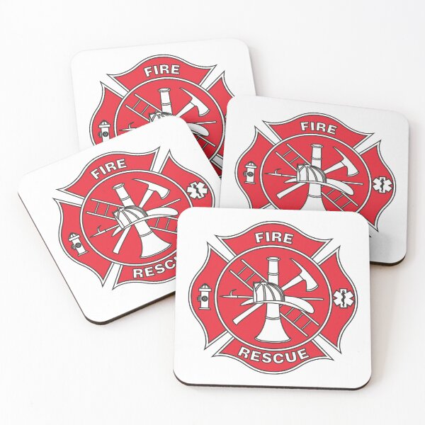 Item preview, Fire Rescue Fire Department Maltese Cross Full Color Design designed and sold by cartattz.