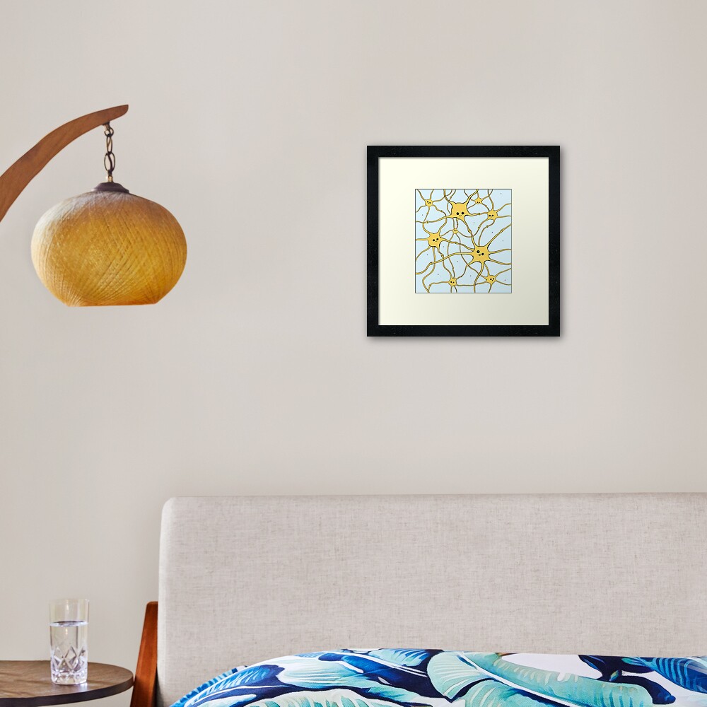 Vista previa del artículo con la obra «Lámina enmarcada», diseñado y vendido por cutescience.