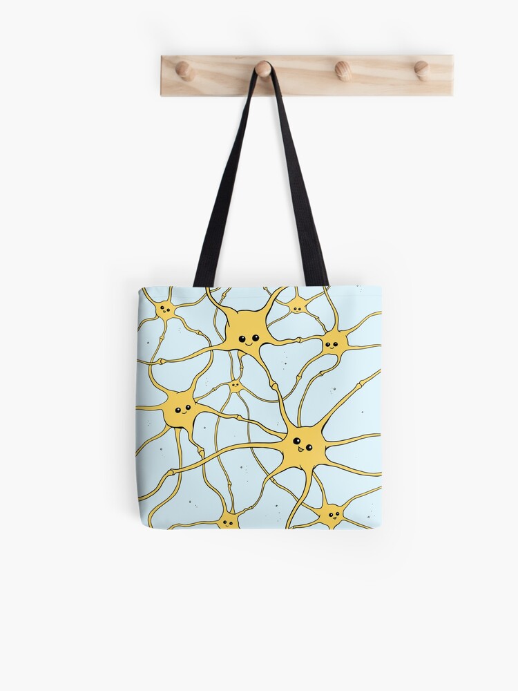 Imagen 1 de 2, Bolsa de tela con la obra Neuronas Adorables, diseñada y vendida por cutescience.