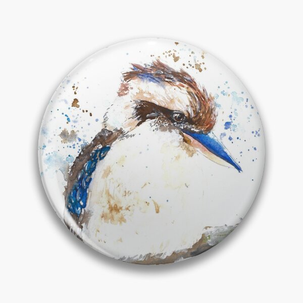 Item preview, Watercolour Kookaburra designed and sold by Phoebe Roulston.