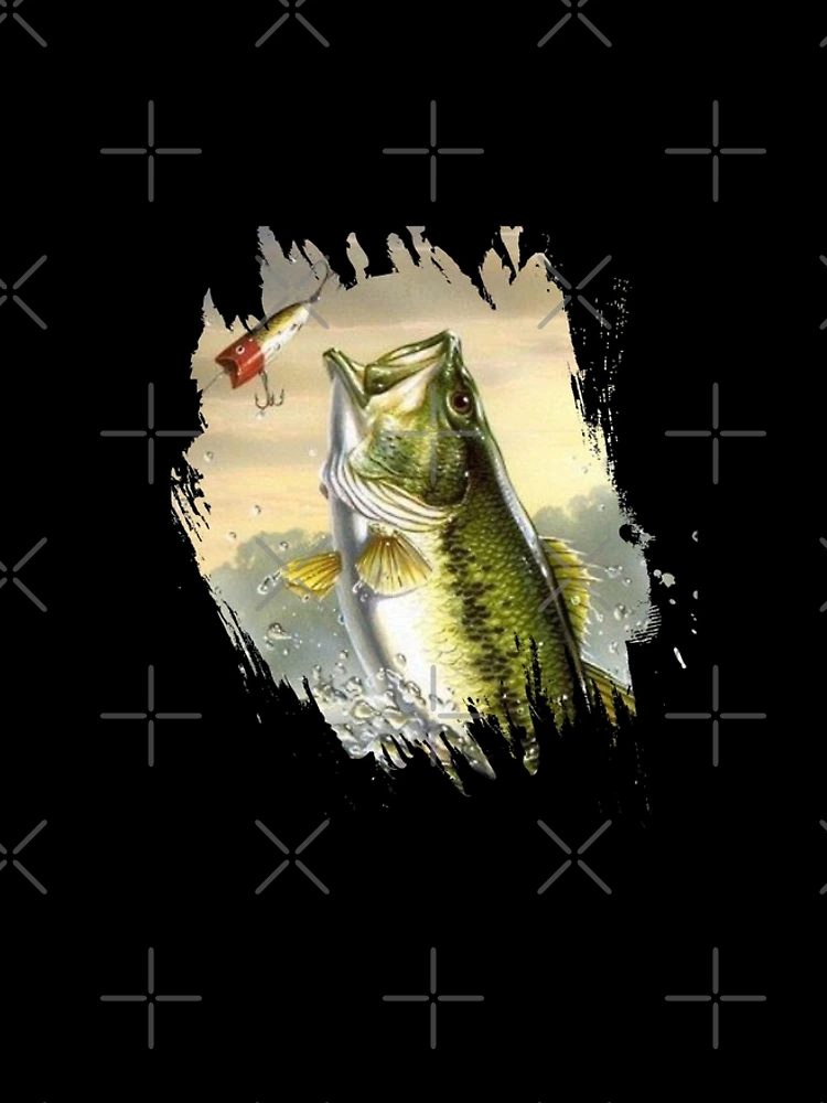 Largemouth Bass Fishing for men Cool Fish Hunting Lovers Graphic