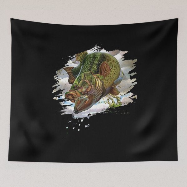 Item preview, Largemouth Bass Fishing for men Cool Fish Hunting Lovers designed and sold by CHAMSING INK.