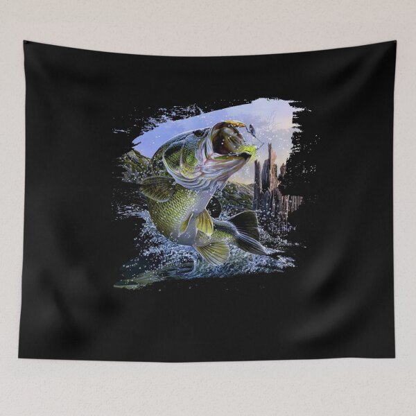 Item preview, Largemouth Bass Fishing for men Cool Fish Hunting Lovers designed and sold by CHAMSING INK.