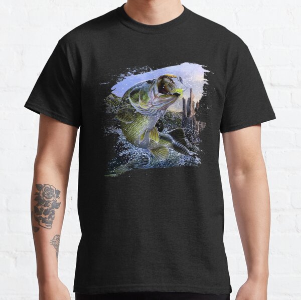  Biezutu Bass Fishing 3D Print T-Shirt Men Hunting