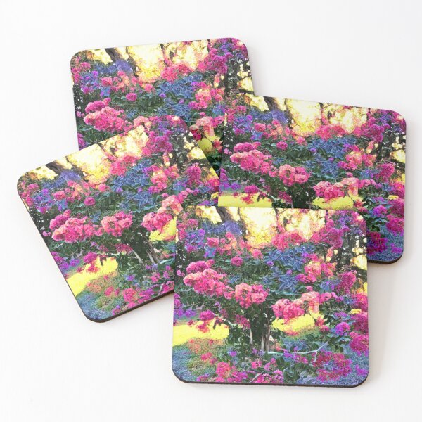 Item preview, Georgian Pink & Blue Park Flowers designed and sold by Deegital18.