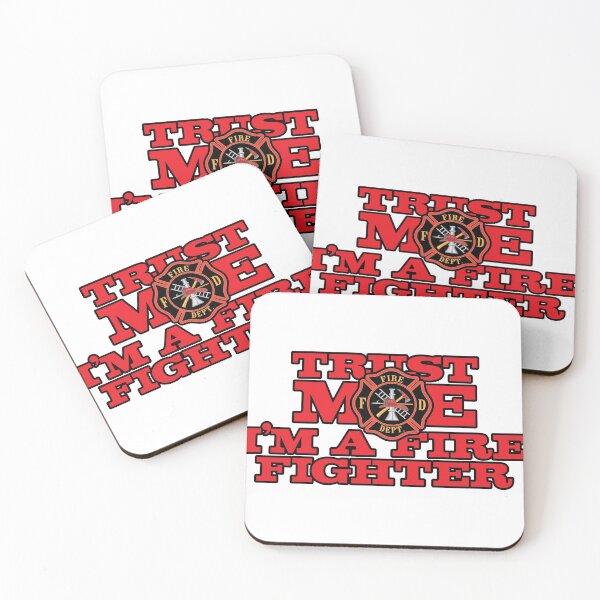 Item preview, Fire Deprtment Trust Me i'm a Firefighter Maltese Cross Full Color Design designed and sold by cartattz.