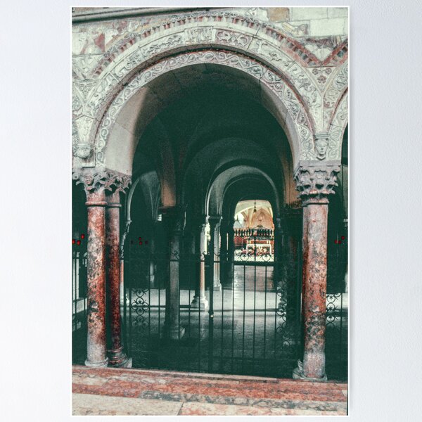 Item preview, Arched doorway to Crypt St Zeno Verona Italy 19840419 0098 designed and sold by Fred Mitchell.