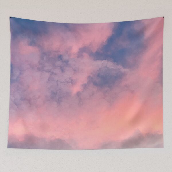 Item preview, Pink Cotton Candy Summer sky designed and sold by WanderlustBunny.