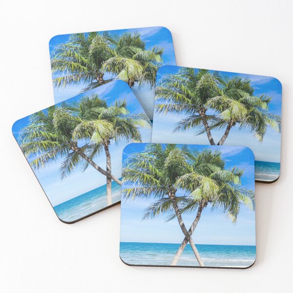 Item preview, blue sky with plam tree designed and sold by Tedd7.