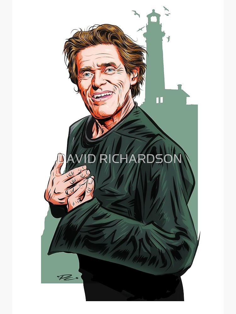 Willem Dafoe An illustration by Paul Cemmick Poster