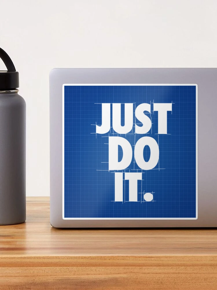 Just do it Nike Sticker for Sale by projectpuck Redbubble