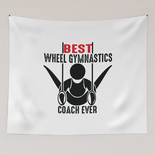 Item preview, Best Wheel Gymnastics Coach Ever - Black designed and sold by saechla.