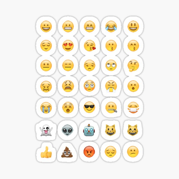 Item preview, Mega Emoji Sticker Pack designed and sold by Mahdi Hammoud.