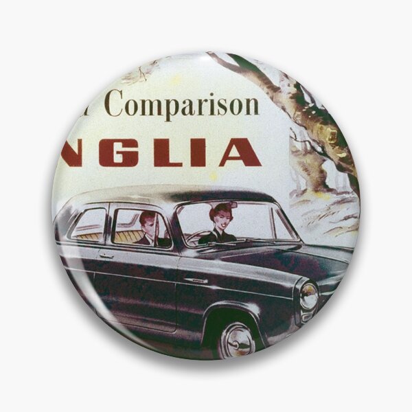 Item preview, Anglia car advertisement designed and sold by CtlAltDel.