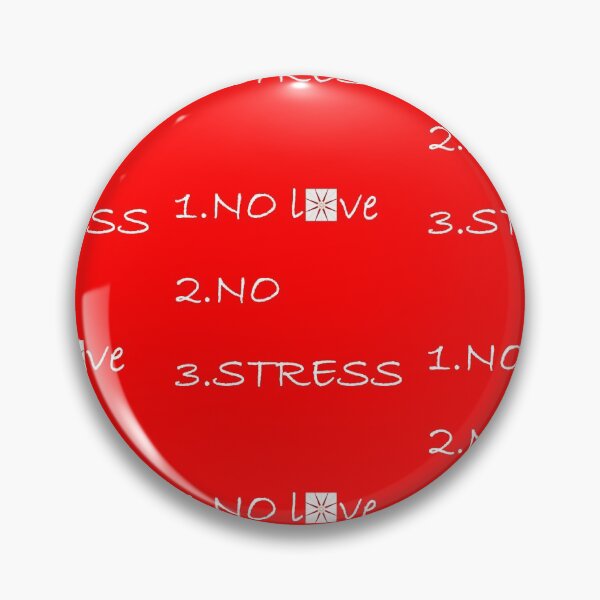 Item preview, NO LOVE NO STRESS  SLIM FIT T-CHIRT designed and sold by Dahani-mo.