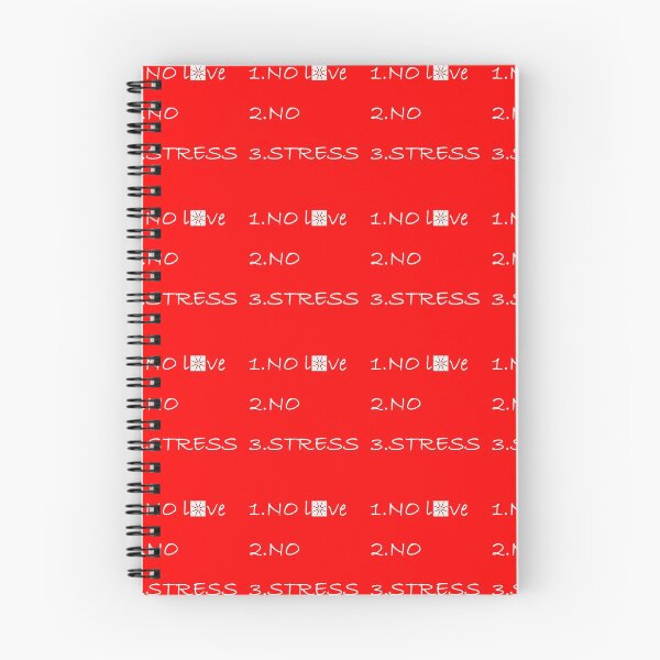 Item preview, NO LOVE NO STRESS  SLIM FIT T-CHIRT designed and sold by Dahani-mo.