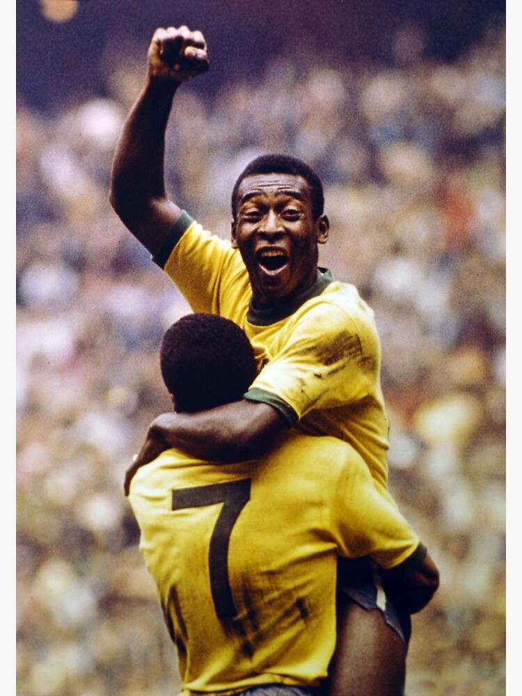 Pelé's Brilliance: Vintage 1970 World Cup Hero Print | Photographic Print