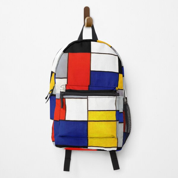 Item preview, Piet Mondrian Fauvism Grunge Yellow Red and blue texture Post Impressionim designed and sold by conceptDVS.