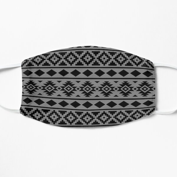 Aztec Essence Ptn III Black on Grey Flat Mask