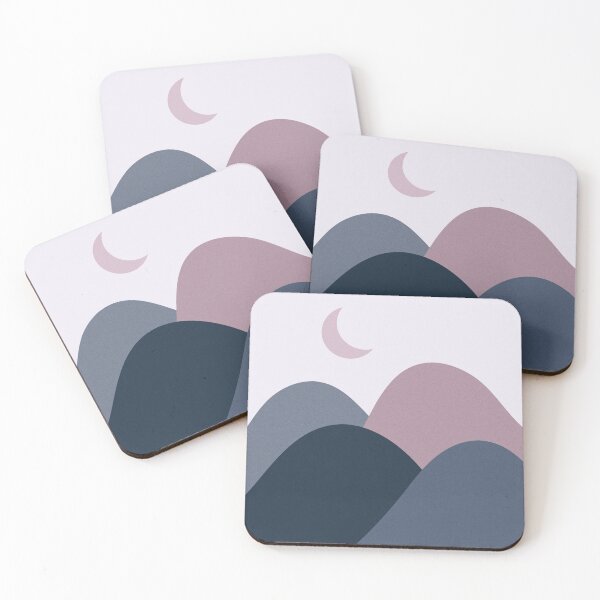 Item preview, Modern Minimalist Aesthetic Landscape - Midnight 03 designed and sold by LophiiCreations.