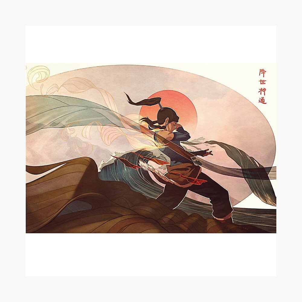 Legend Of Korra Wallpaper Poster By Cassidycreates Redbubble