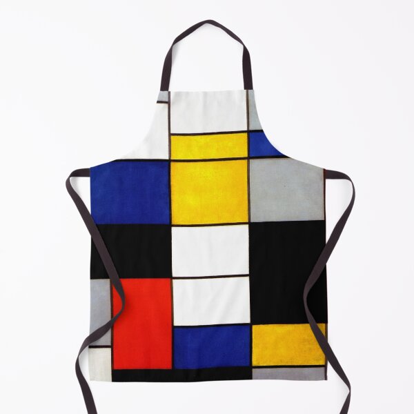 Item preview, Piet Mondrian Fauvism Grunge Yellow Red and blue texture Post Impressionim designed and sold by conceptDVS.