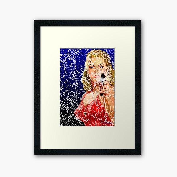 Shattered Again Framed Art Print