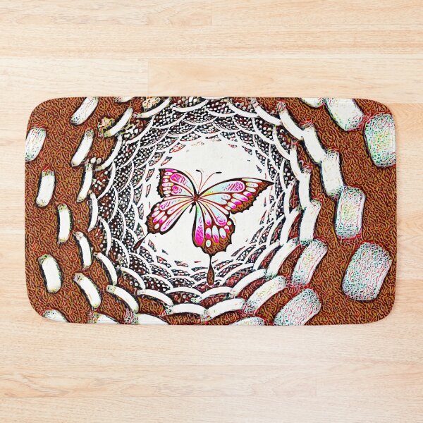 Item preview, Butterfly flying into a portal designed and sold by helenkaiy.