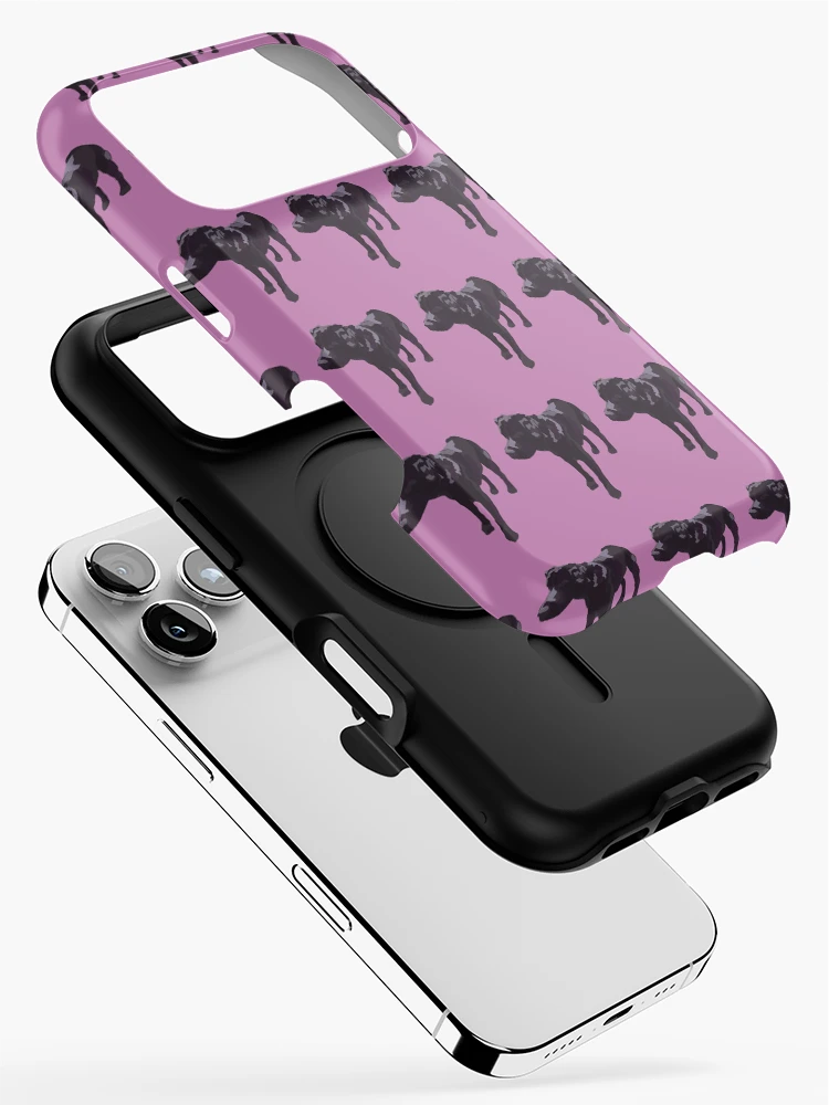 Thumbnail 2 of 4, iPhone Case, Lavender Lab Pattern designed and sold by pupsofnyc.