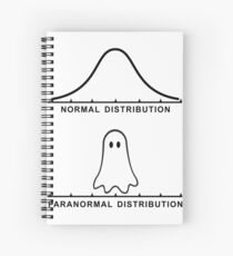 Normal Paranormal Distribution Spiral Notebook