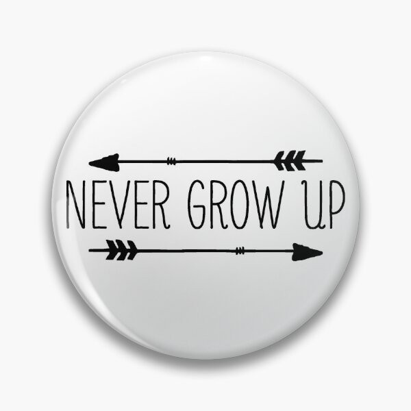 Item preview, Never Grow Up designed and sold by Shinobi23.