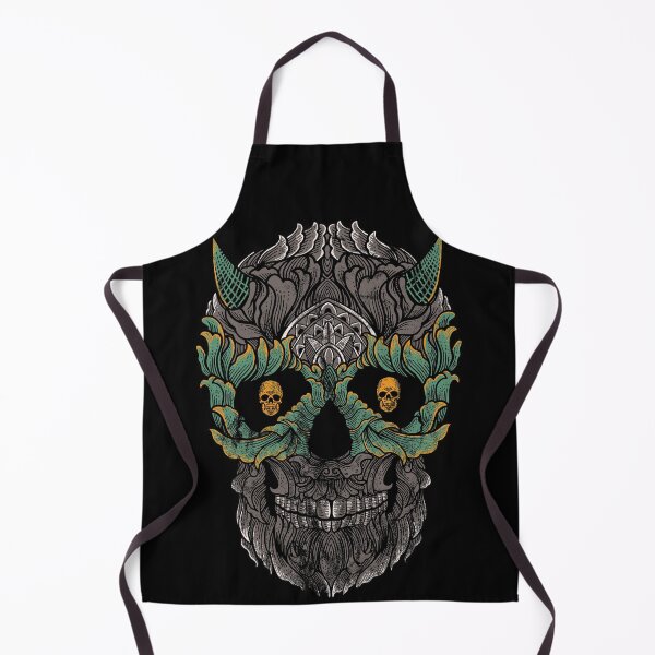 Item preview, Distressed Floral Skull designed and sold by BlackHoleMedia.