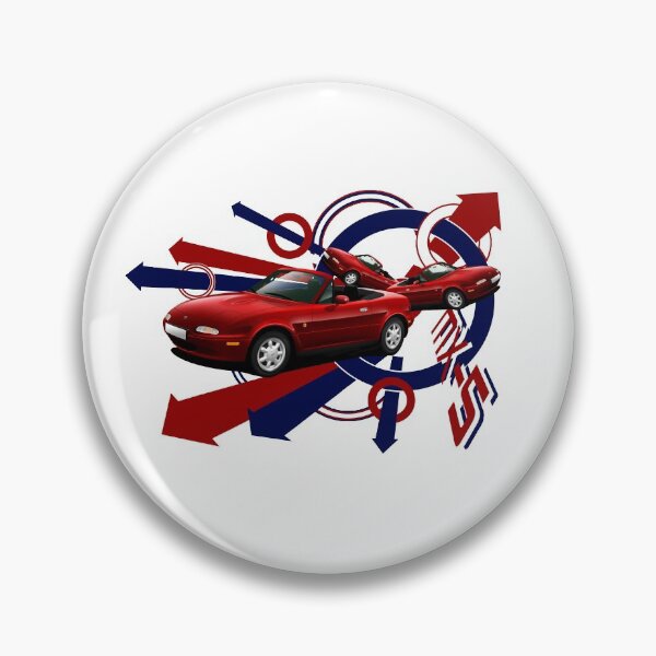 Artikelvorschau, T-Shirt 'Explosion' MX-5 (Miata, Eunos) entworfen und verkauft von RJWautographics.