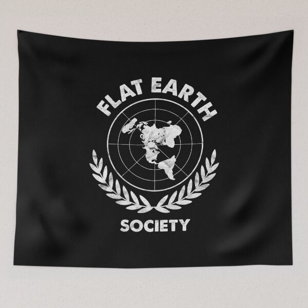 Item preview, Flat Earth Conspiracy Theory Society Earther Truth Vintage  design designed and sold by A-Fashion.