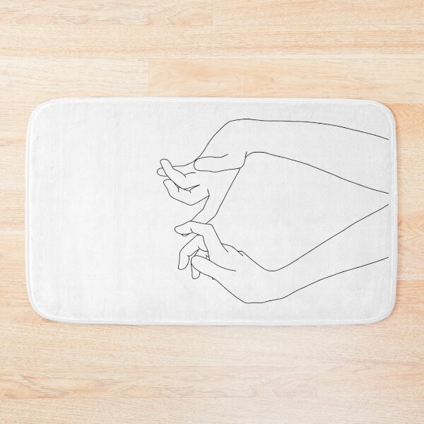 Item preview, Hands line drawing - Robin designed and sold by TheColourStudy.